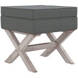  Tabure za pohranu tamnosivi 45 x 45 x 49 cm od tkanine | shoptok.hr