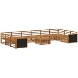  Setovi sofa 11 pcs Čvrsto drvo akacije | shoptok.hr