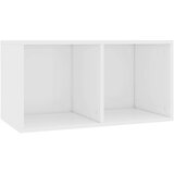 vidaXL Škatla za shranjevanje plošč visok sijaj bela 71x34x36 cm | Shoptok.si
