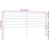 Metalno zamjensko uzglavlje crno 200 cm | Eponuda.com
