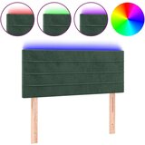  Posteljno vzglavje temno zeleno 90x5x78/88 cm žamet, (20736214) | Shoptok.si