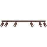 Sollux Lighting Stropna svetilka RING 6L rjava, (5000284973) | Shoptok.si