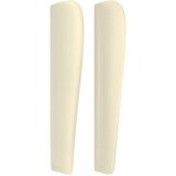  Vzglavje z ušesi krem 183x23x118/128 cm umetno usnje, (20932893) | Shoptok.si