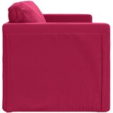  Podni kauč na razvlačenje 2-u-1 boja vina 122x204x55 cm baršun | Eponuda.com