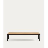 Kave Home Vrtni stolić za kavu od masivne tikovine 63x149 cm Sorells – | shoptok.hr