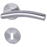 Kvaka za vrata GARNITURA PEKING II-R ROZ CILINDAR INOX