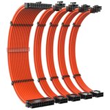 ATX ekstenzioni kabel set ( 24-pin + PCI-E 8-pin + CPU EPS 8-pin, 350mm, narandžasti) Cijene