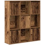 vidaXL Regal za knjige boja starog drva 89x24x101,5 cm drveni | shoptok.hr