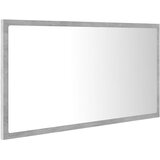  LED kupaonsko ogledalo siva boja betona 80x8,5x37 cm akrilno | shoptok.hr