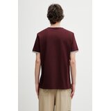 Fred Perry Majice s kratkimi rokavi TWIN TIPPED T-SHIRT Bordo | Shoptok.si
