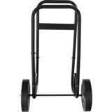 Kondela Voziček za drva, s kolesi, kovano železo, črn, RATER | Shoptok.si