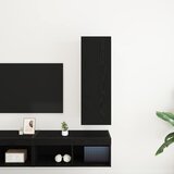 TV Kabinet za Zid Zidne Crni hrast 30,5 x 30 x 90 cm | Eponuda.com