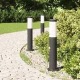  Stupić za svjetla sa senzorom 3 kom 50 cm nehrđajući čelik IP44 | Eponuda.com