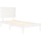  Okvir kreveta bez madraca bijeli 90 x 200 cm masivna borovina | shoptok.hr