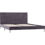  Posteljni okvir brez vzmetnice siva tkanina 135x190 cm, (21829346) | Shoptok.si