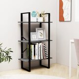 vidaXL Regal siv 60x30x105 cm trdna borovina Cene