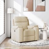  Naslanjač iz krem blaga, (21824889) | Shoptok.si