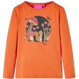 VidaXL Dječja majica s dugim rukavima tamnonarančasta 92 VidaXL Dječja majica s dugim rukavima tamnonarančasta 92 Slike