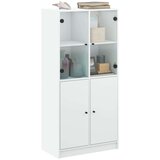  Visoka komoda s vratima bijela 68x37x142 cm konstruirano drvo | shoptok.hr
