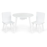 ECO TOYS EcoToys WH135 bijeli set dječji stol sa stolicama 2 komada | shoptok.hr