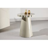 Venture Home Krull pomoćni stolić ⌀45 cm, bež Slike