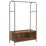 vidaXL Stojalo za oblačila s policami star les 100x44x160 cm | Shoptok.si