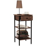 MID.YOU Nočna Omarica Aulari 6, Barva Hrasta, Črna | Shoptok.si