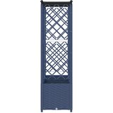  Povišeni krevet s mrežom i krovom Siva 203 x 40 x 138 cm PP | shoptok.hr