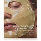 Nacific Green Tea Collagen Gel Mask posvetlitvena maska za obraz z vlažilnim učinkom 1 kos Cene
