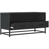 vidaXL TV omarica črna 80x34,5x40 cm inženirski les in kovina | Shoptok.si