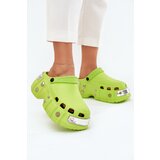 Boto Women's sandals on a massive platform lime green Korina | Shoptok.si