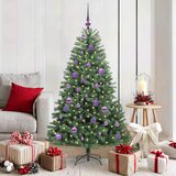  Umjetno božićno drvce s nogom Zelena 150 cm PVC i metal | shoptok.hr