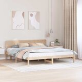  Krevetna konstrukcija Prirodna 180 x 200 cm Čvrsto borovo drvo | Eponuda.ba