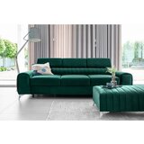 ELTAP Zelena baršunasti sklopiva sofa 261 cm Laurence – | shoptok.hr