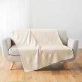 Douceur d intérieur Kremno belo pregrinjalo 180x220 cm Lucile – Cene