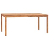  Vrtni blagovaonski stol 180 x 90 x 77 cm od masivne tikovine | shoptok.hr