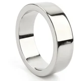Wide Band C-Ring 45mm Silver