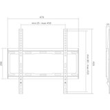 Logilink TV wall mount, 32 55, fixed, 40 kg max., BP0011 | ePonuda.com