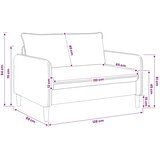  XXL fotelja Svjetlosiva Bouclé - Svjetlosiva 110 cm | shoptok.hr
