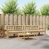  Set vanjskih sofa 4 kom. Bijela i bež | shoptok.hr