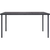  Vrtni blagovaonski stol antracit 150 x 90 x 74 cm čelični | shoptok.hr