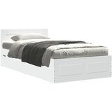 Furnova Posteljni okvir z vzglavjem brez vzmetnice bel 90x190 cm, (21935254) | Shoptok.si