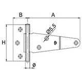 Dabel spojnica nakivajuća SP5 170 x 38 x 88 mm | Eponuda.com