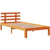 vidaXL Krevet s regalom za knjige bez madraca 90 x 190 cm od borovine | shoptok.hr