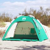 vidaXL Šotor za plažo za 2 osebi zelen za hitro postavitev vodoodporen Cene