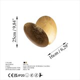  led zidno svetlo yosma LED/5W/230V 3000K zlatna | Eponuda.com