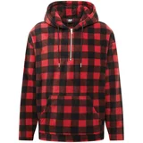 Urban Classics Sweater majica vatreno crvena / crna