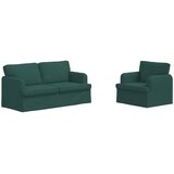  Set sofe 2 pcs Tamnozelena 162 x 80 x 85 cm tkanina | shoptok.hr
