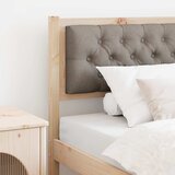 vidaXL Uzglavlje Ostalo Smeđa i taupe 90 cm Masivna borovina | shoptok.hr