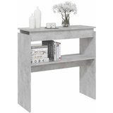  Konzolni stol siva boja betona 80x30x80 cm konstruirano drvo | Eponuda.com